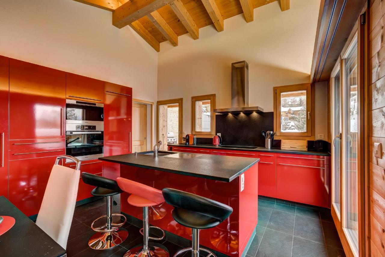 Chalet Flocon De Neige - Jacuzzi - Sauna La Tzoumaz Eksteriør bilde