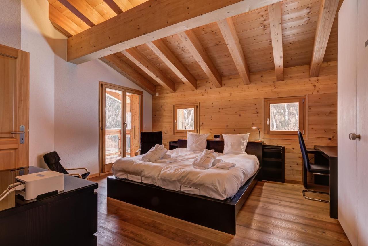 Chalet Flocon De Neige - Jacuzzi - Sauna La Tzoumaz Eksteriør bilde