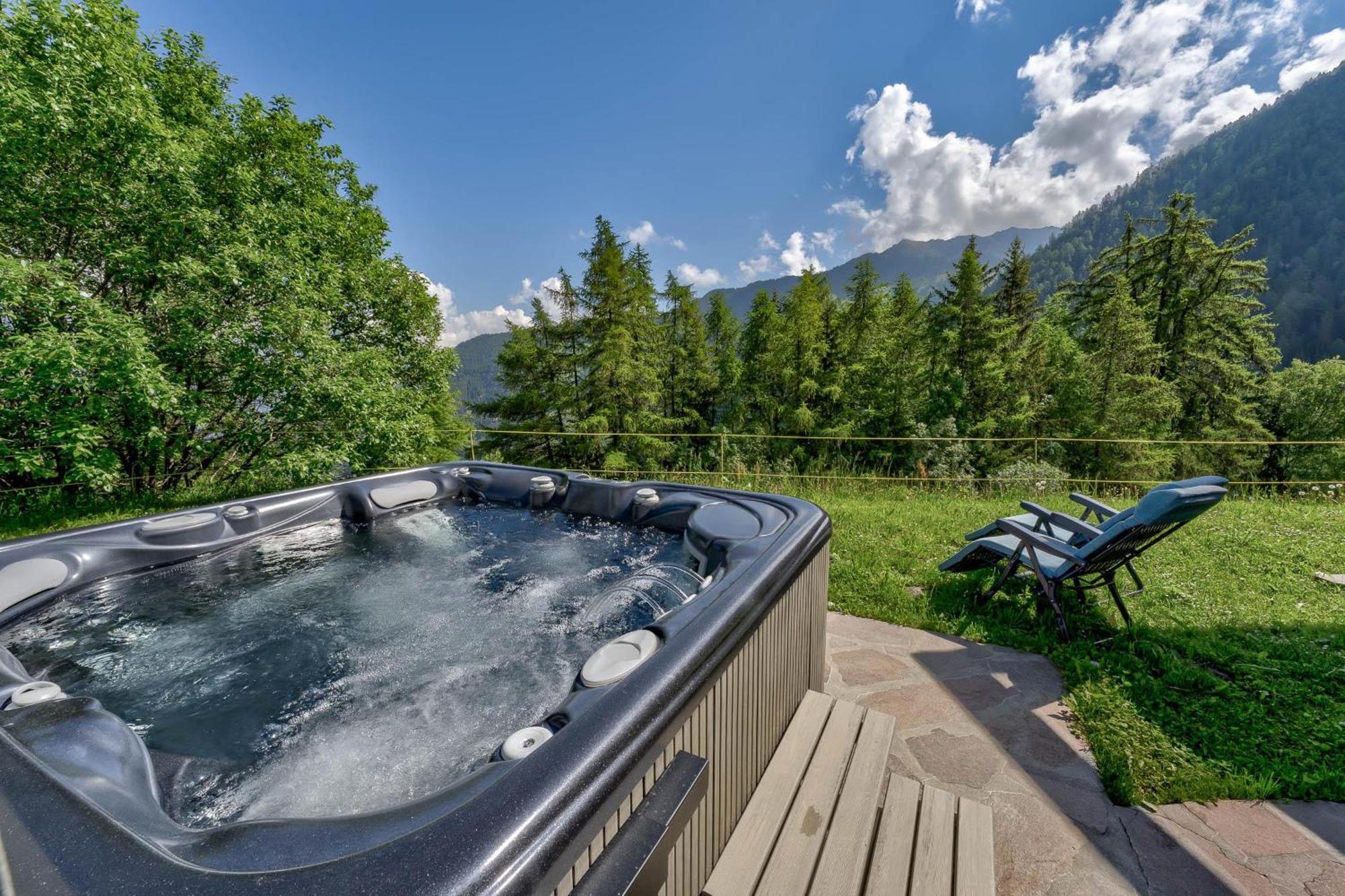 Chalet Flocon De Neige - Jacuzzi - Sauna La Tzoumaz Eksteriør bilde
