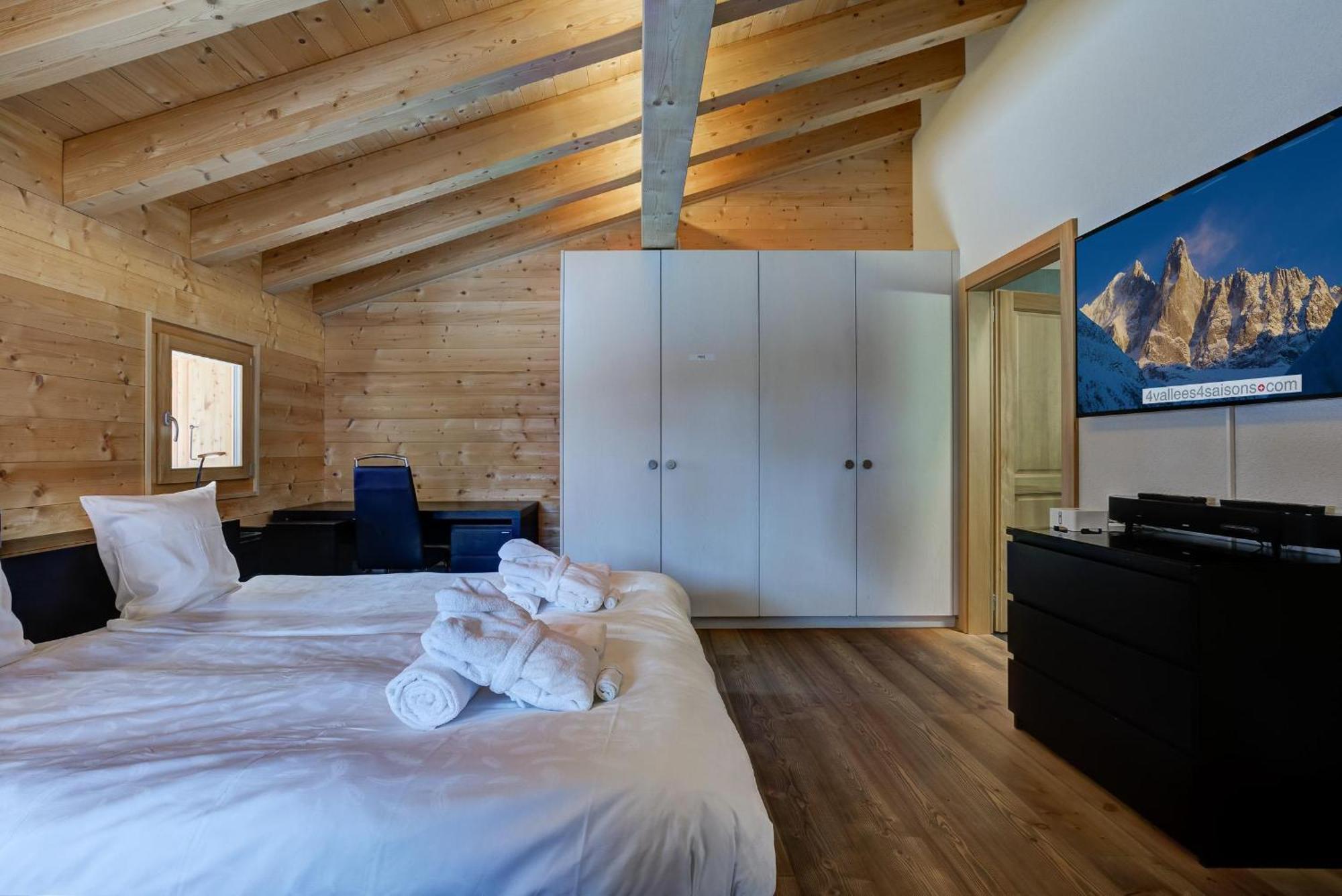 Chalet Flocon De Neige - Jacuzzi - Sauna La Tzoumaz Eksteriør bilde