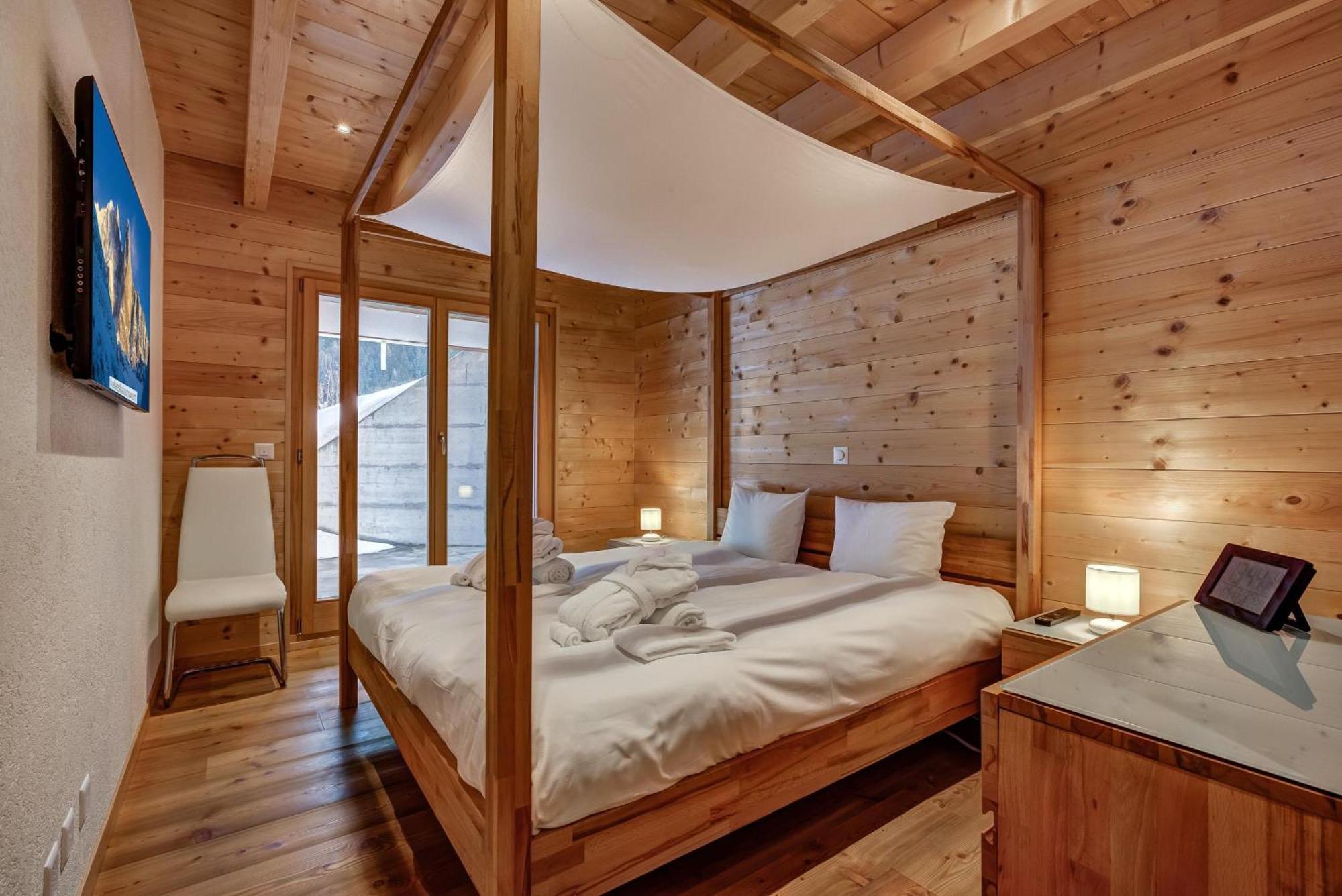 Chalet Flocon De Neige - Jacuzzi - Sauna La Tzoumaz Eksteriør bilde